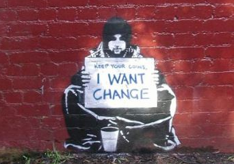 I want change | The Homeless Project